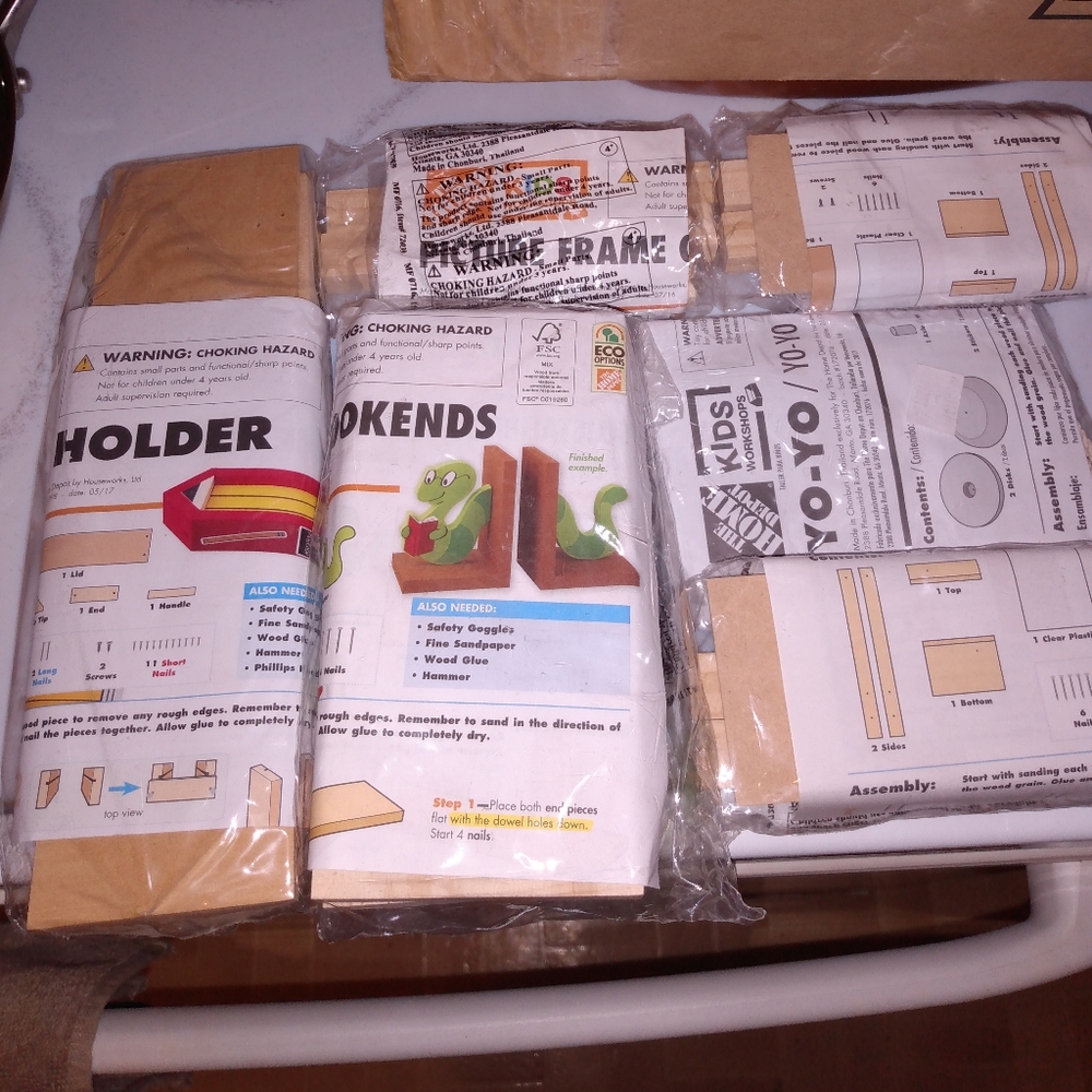Kids Wooden Workshop Crafts